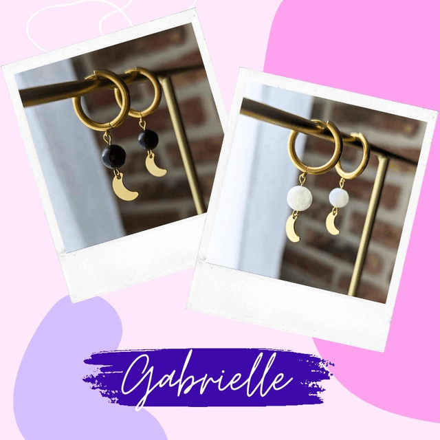 Boucles d'oreilles Gabrielle